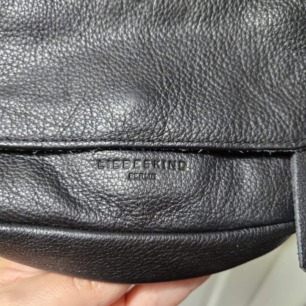 Liebeskind Berlin Black Kawai Double Dye Crossbody Purse - Picture 3 of 9